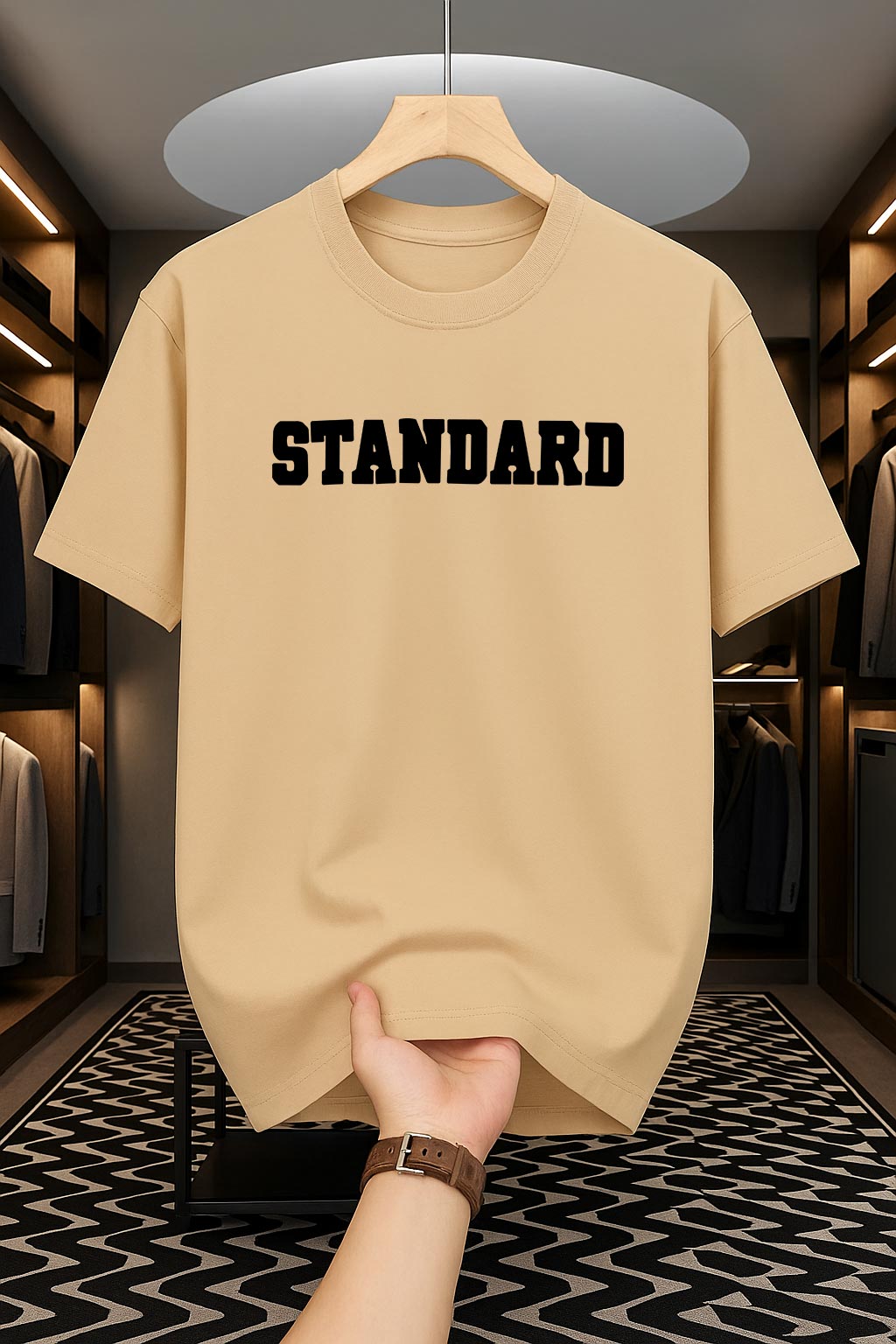 Drop Shoulder Print T-Shirt - Standard