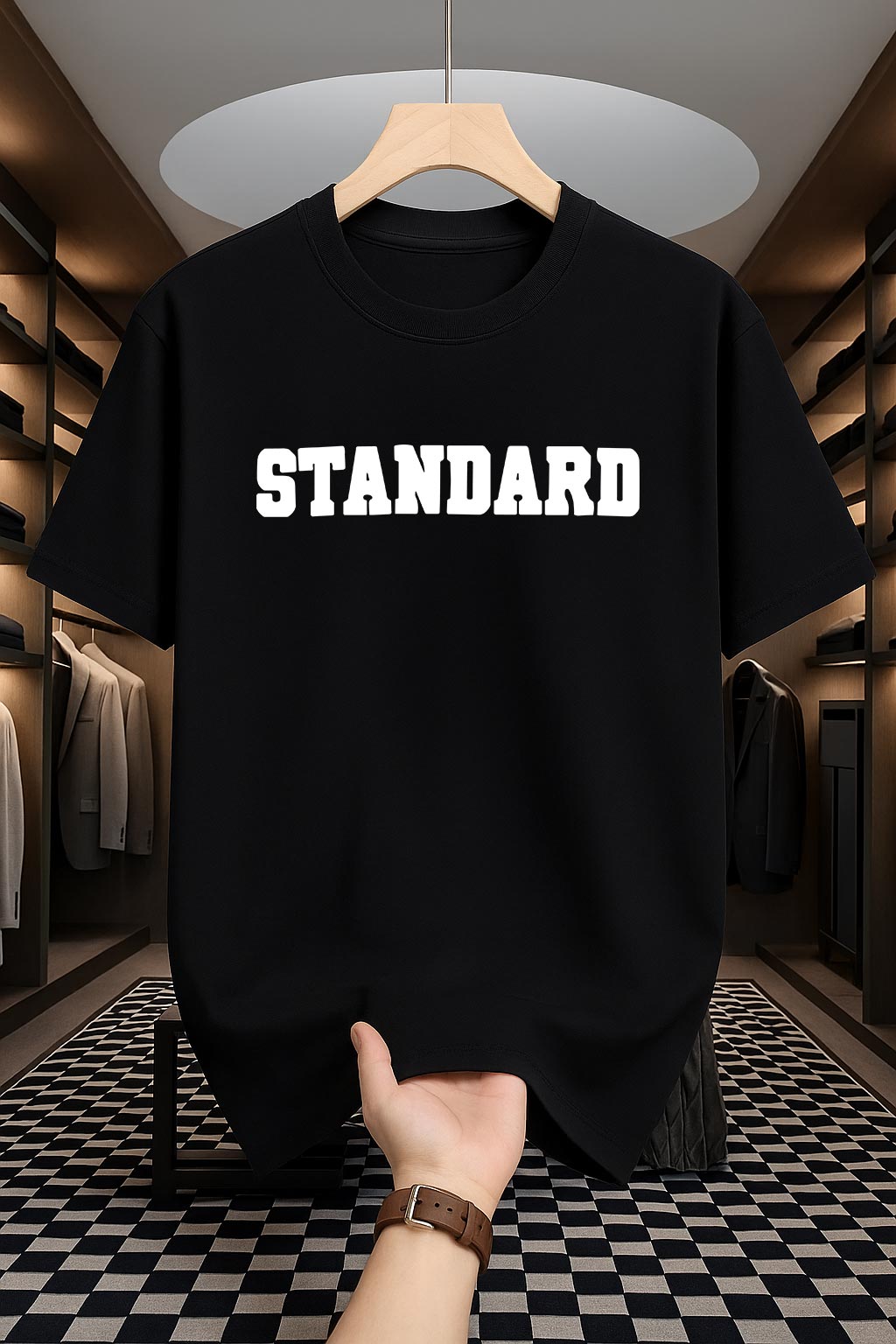 Drop Shoulder Print T-Shirt - Standard