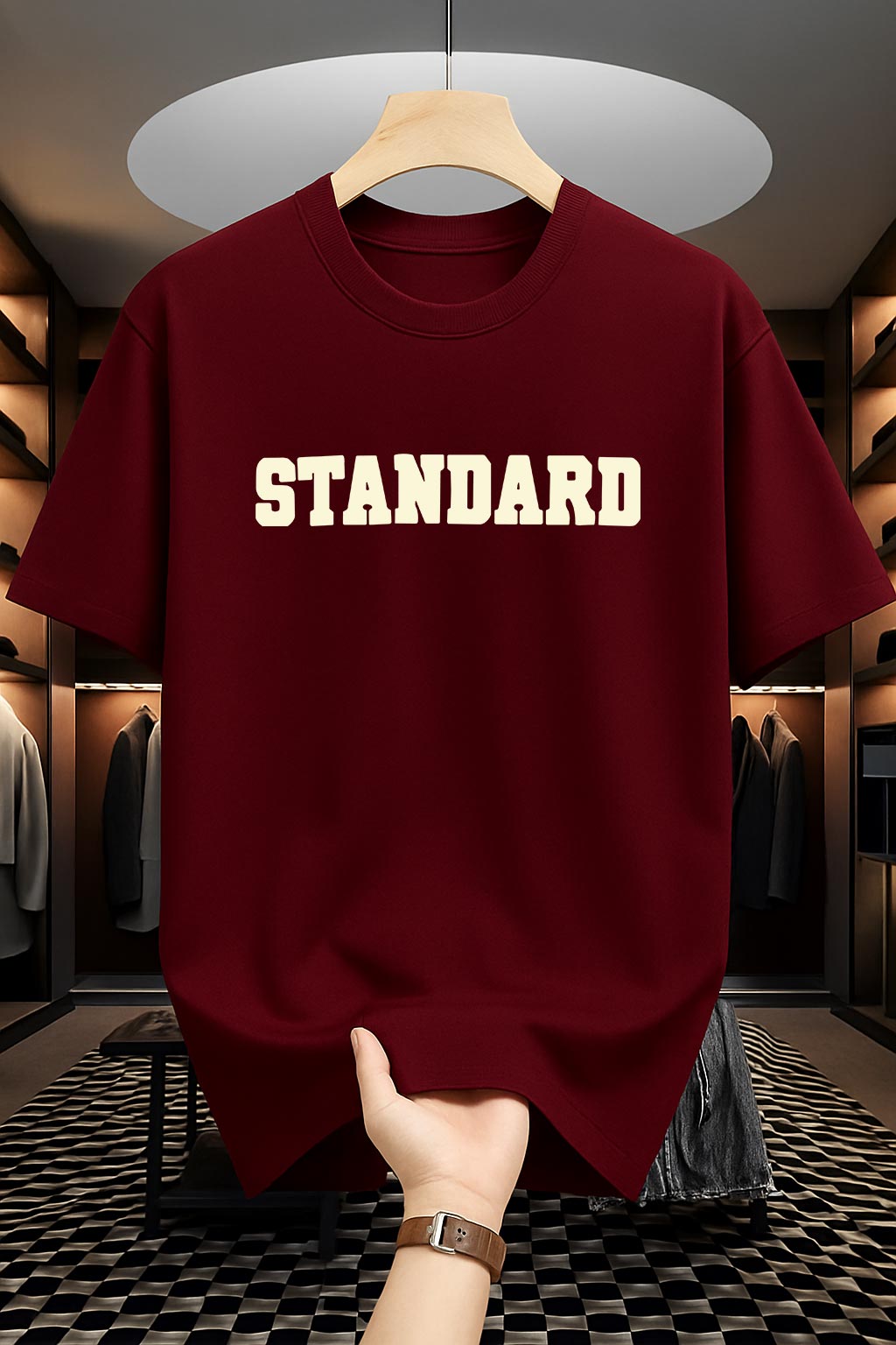 Drop Shoulder Print T-Shirt - Standard