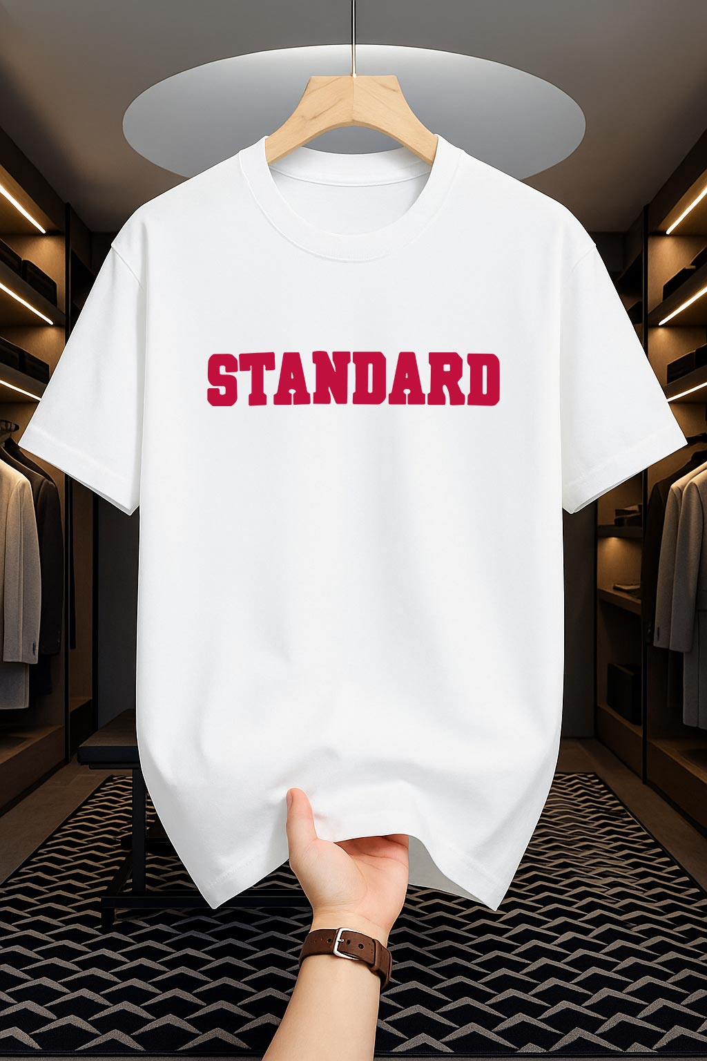 Drop Shoulder Print T-Shirt - Standard